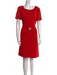 St. John Collection Wool Knee-Length Dress