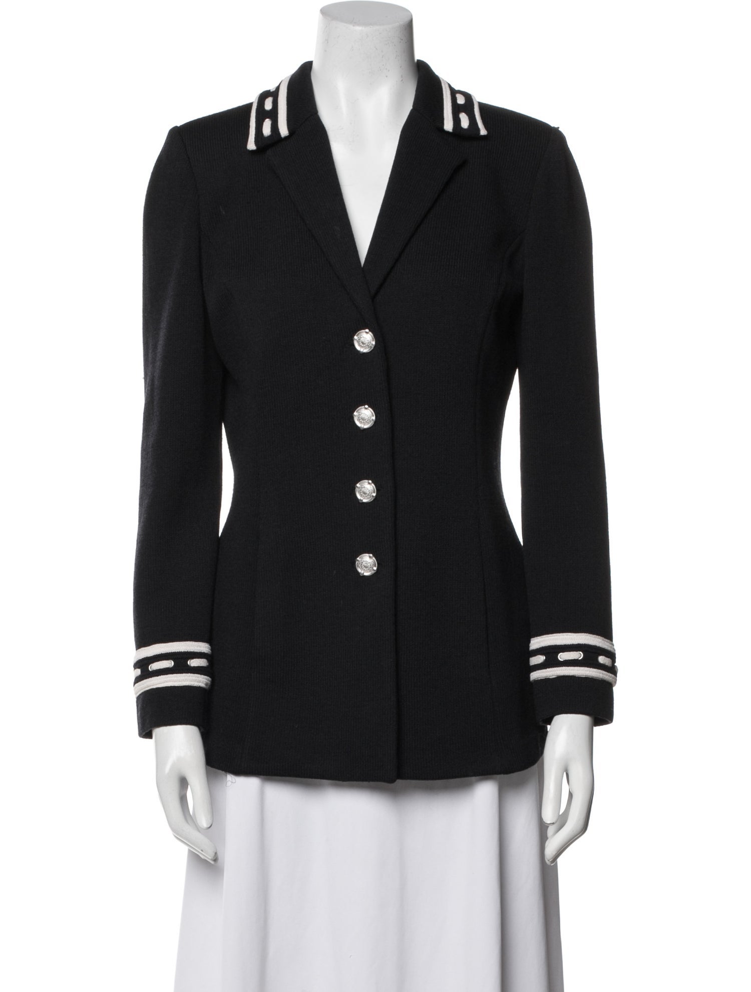 St. John Collection Colorblock Pattern Blazer