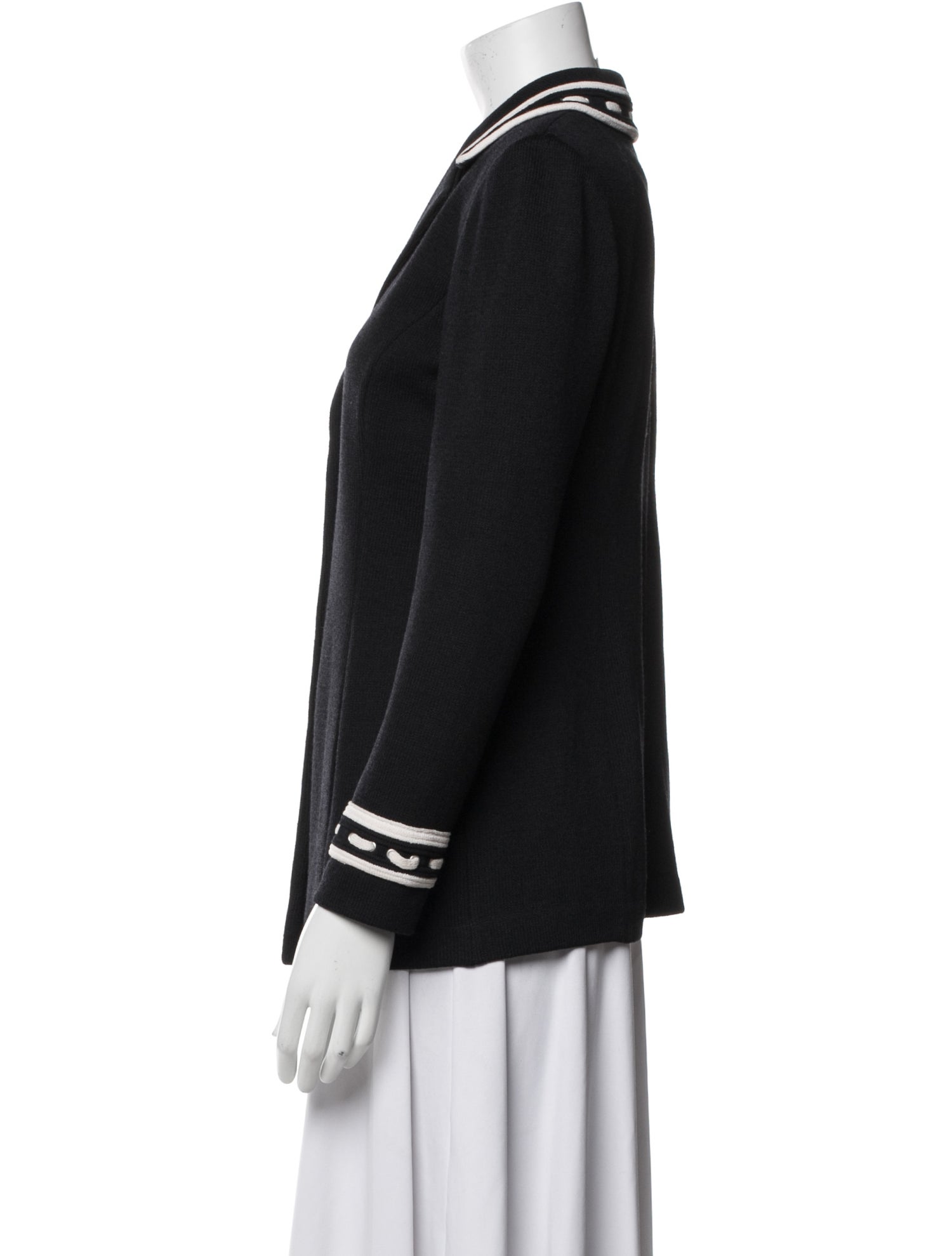 St. John Collection Colorblock Pattern Blazer