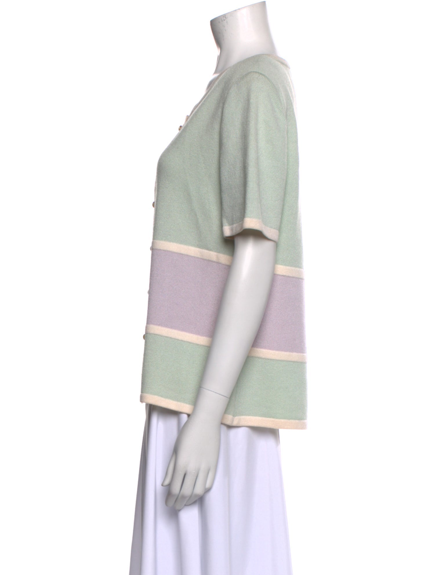 St. John Collection Crew Neck Short Sleeve Top