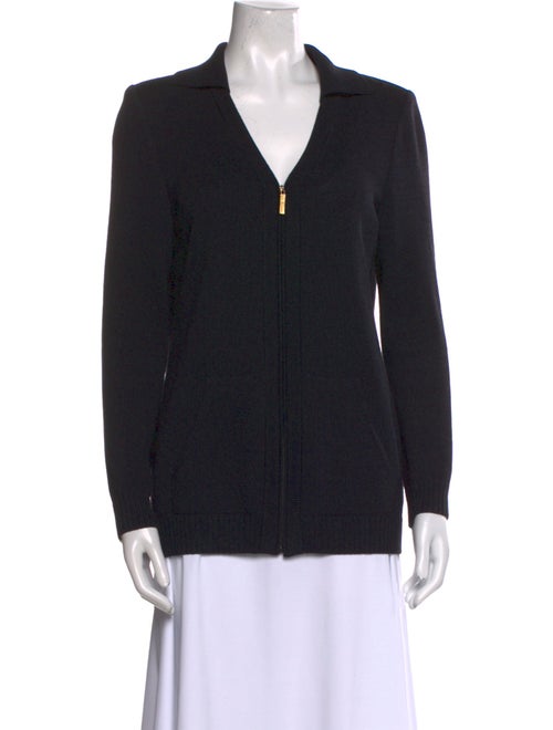 St. John Collection Wool V-Neck Sweater