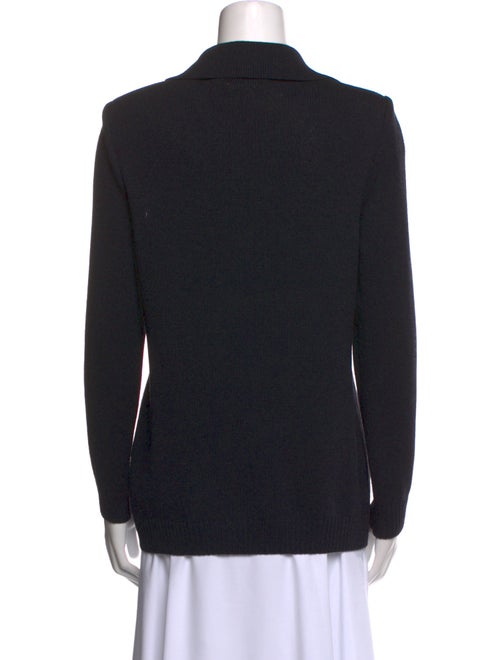 St. John Collection Wool V-Neck Sweater