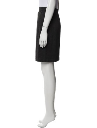 St. John Collection Wool Mini Skirt