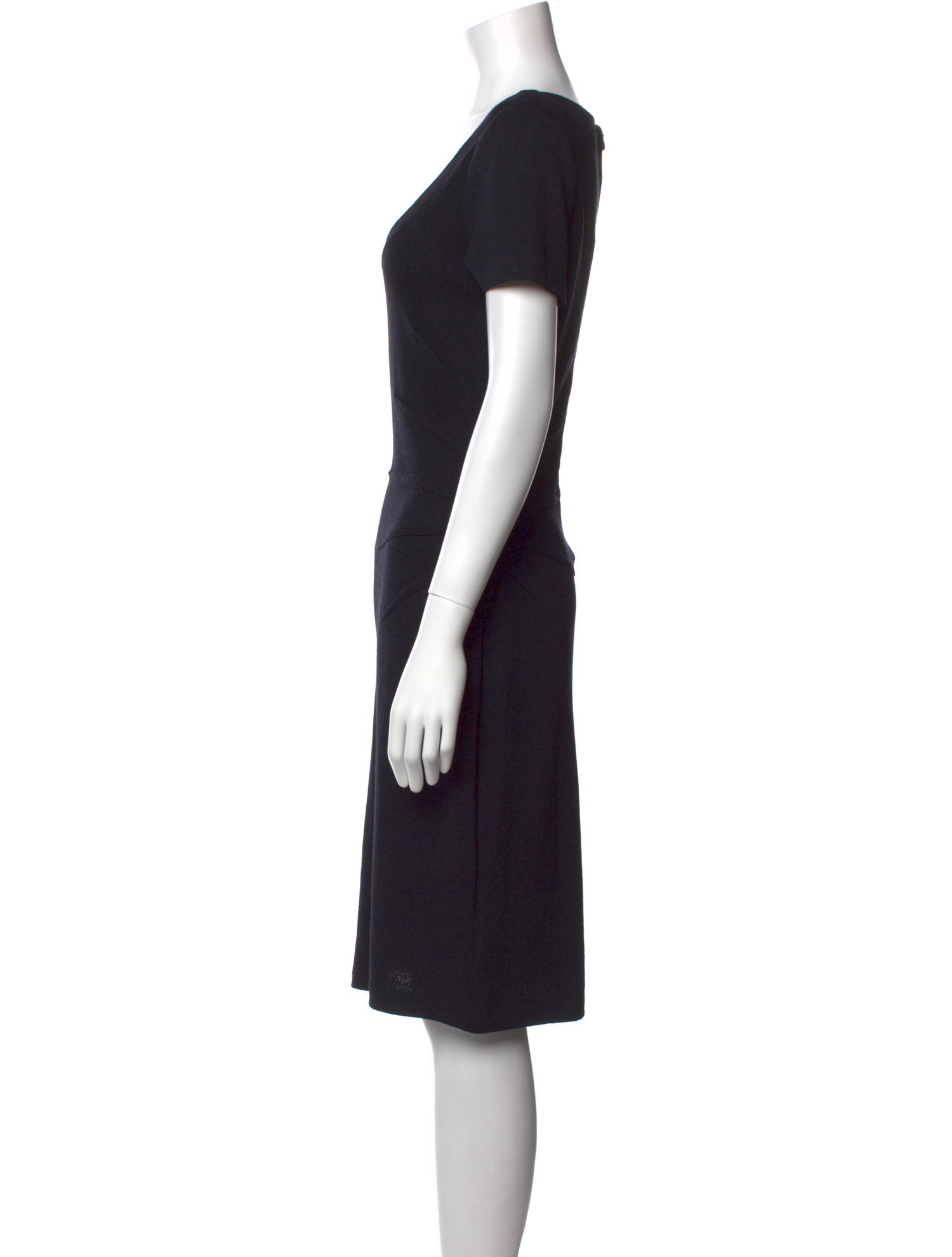 St. John Collection Wool Knee-Length Dress