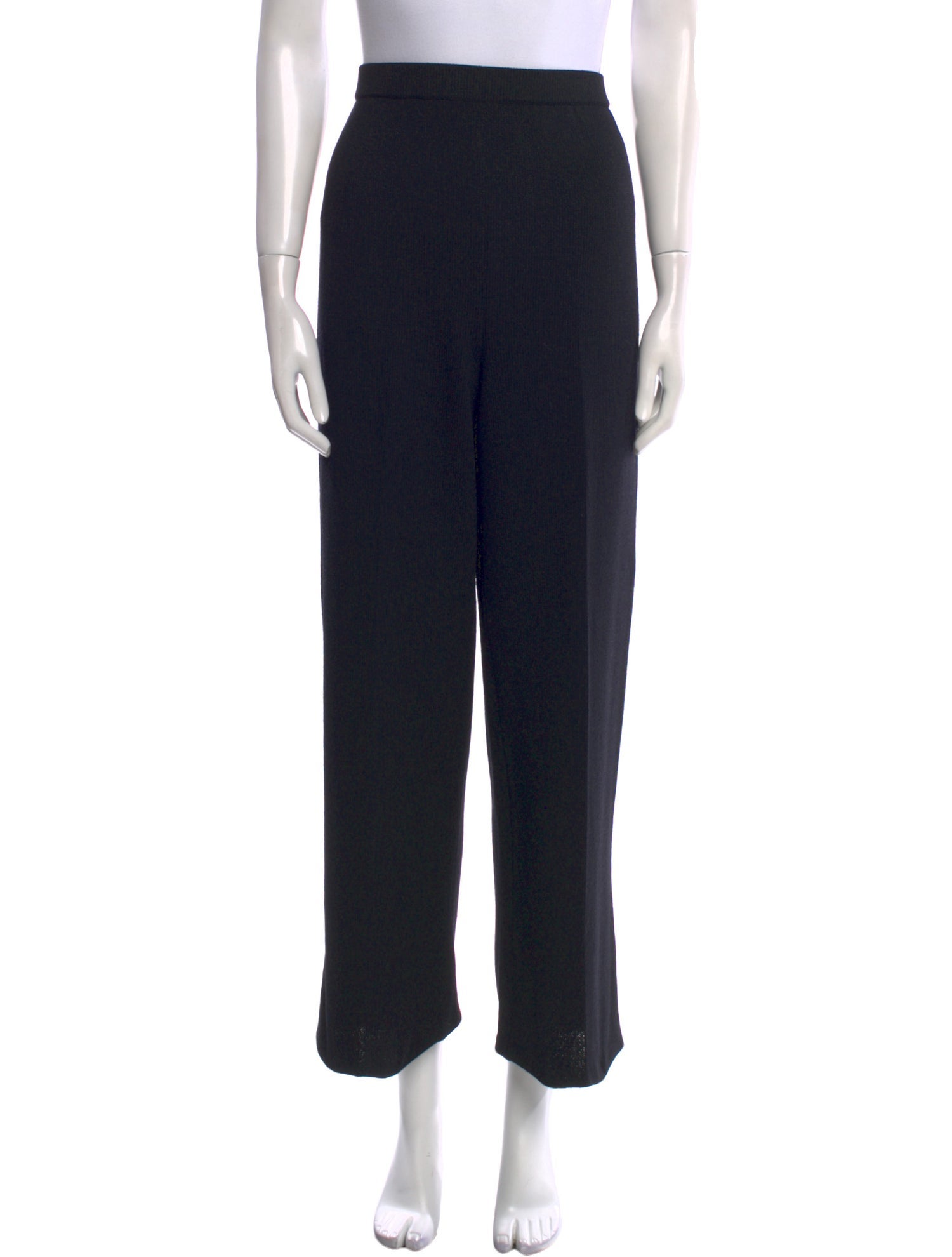St. John Collection Wool Wide Leg Pants