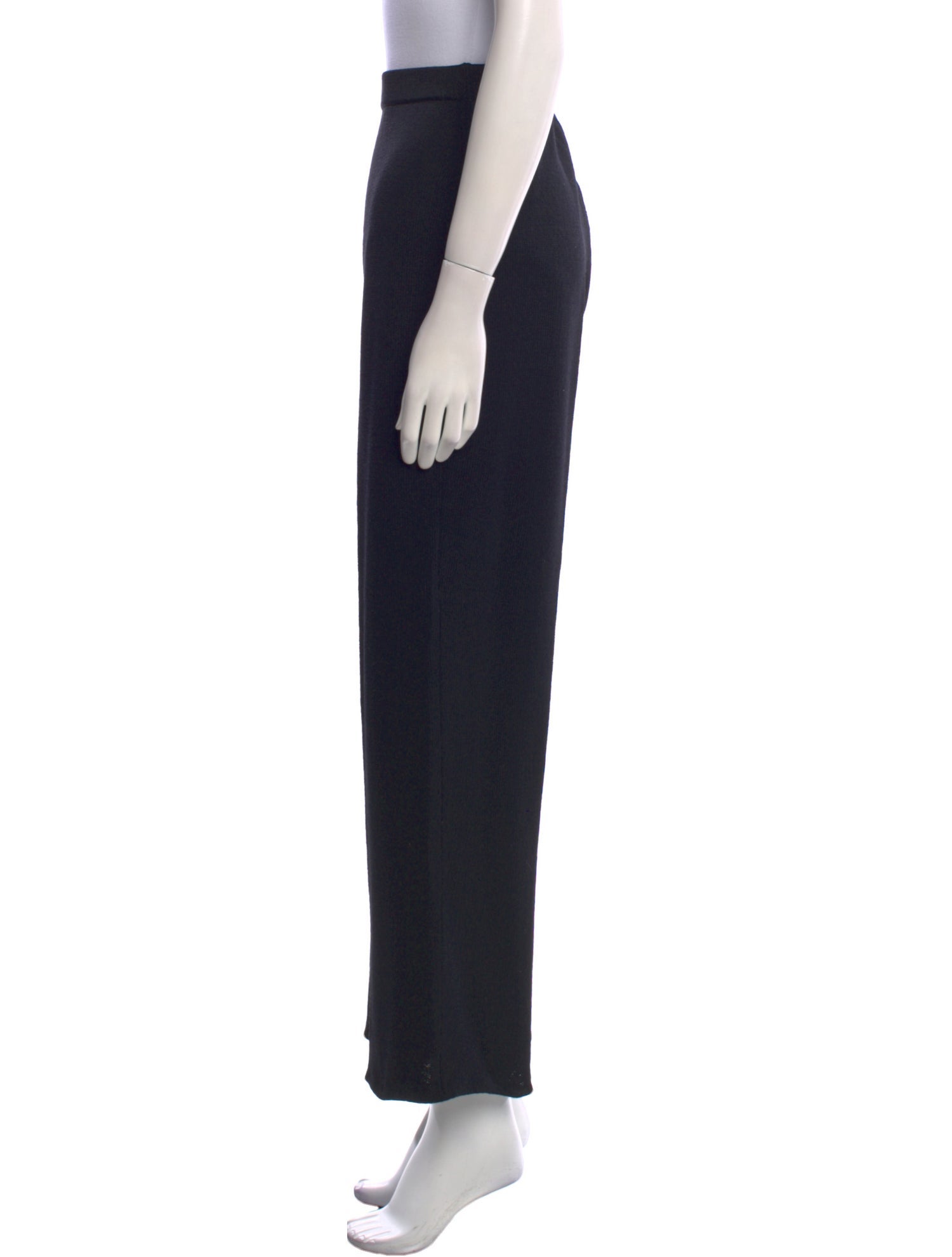 St. John Collection Wool Wide Leg Pants