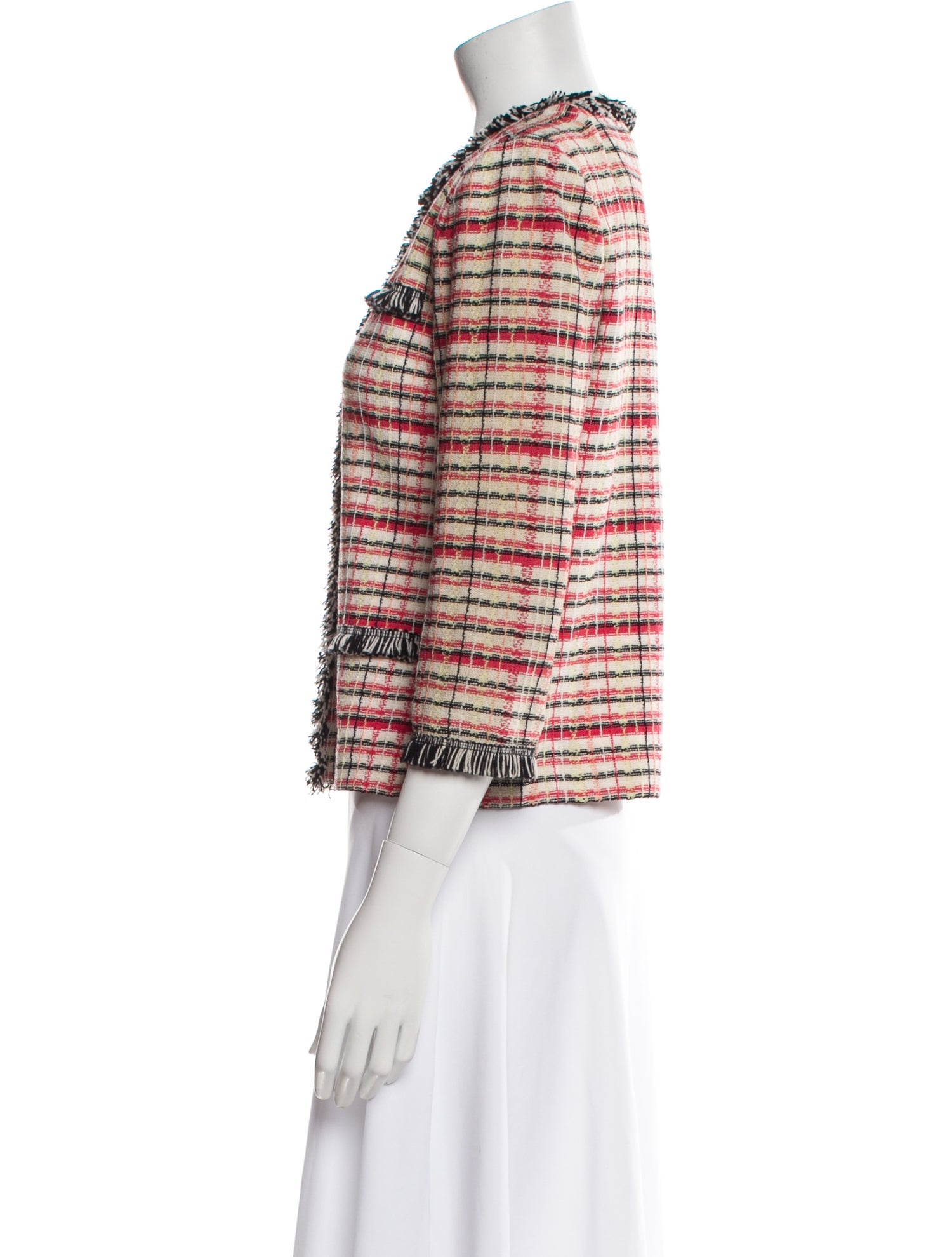 St. John Collection Wool Tweed Pattern Evening Jacket