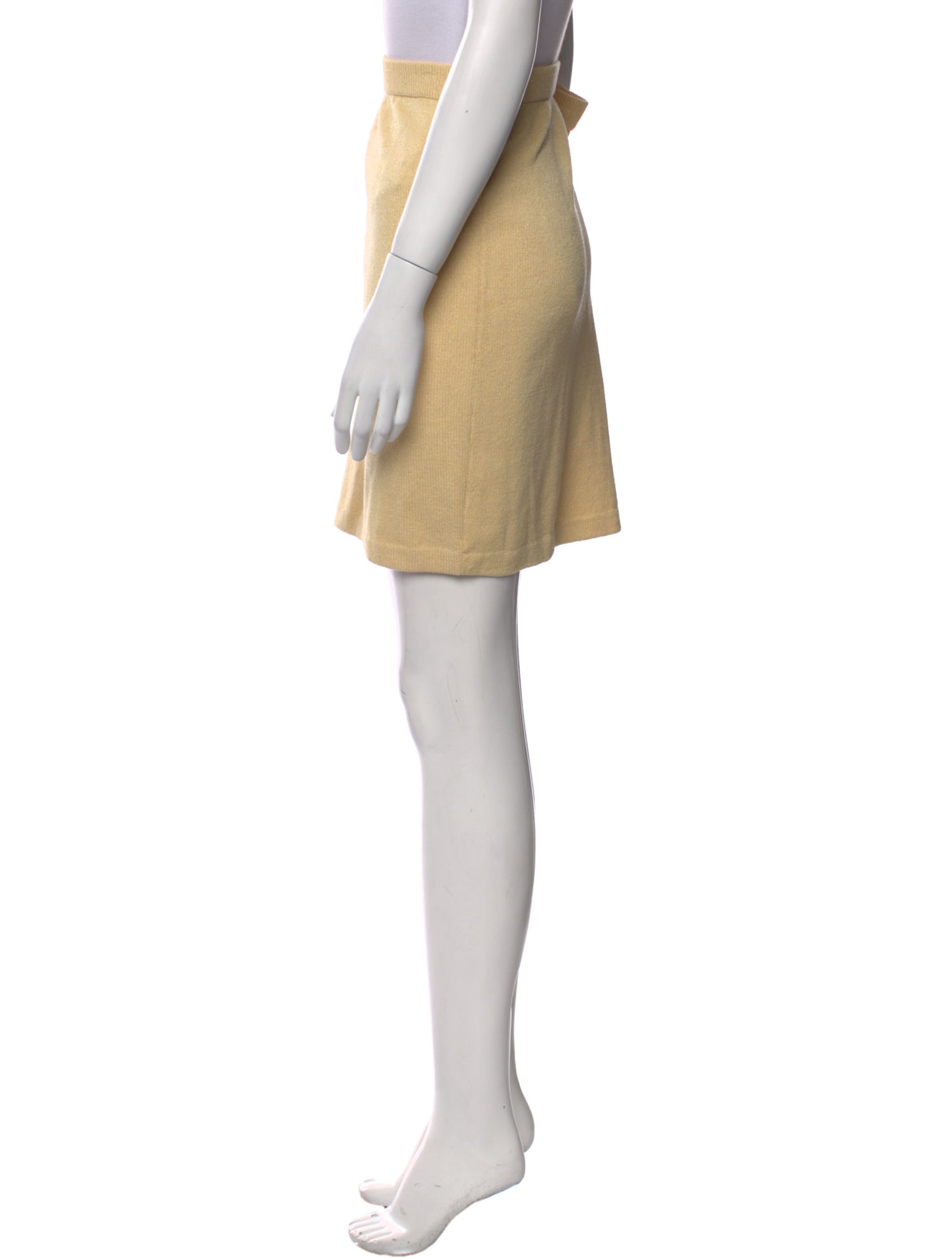 St. John Collection Wool Mini Skirt