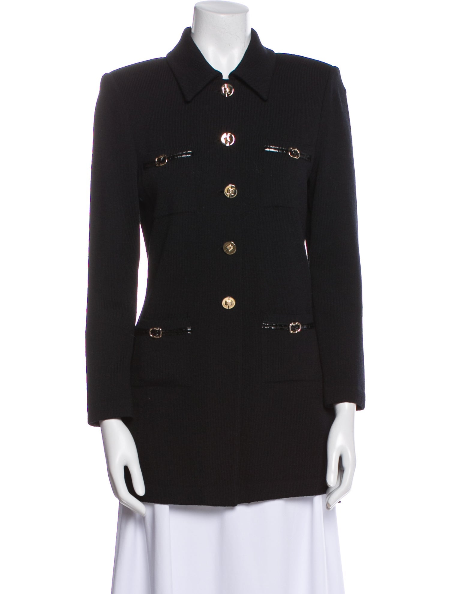 St. John Collection Wool Peacoat