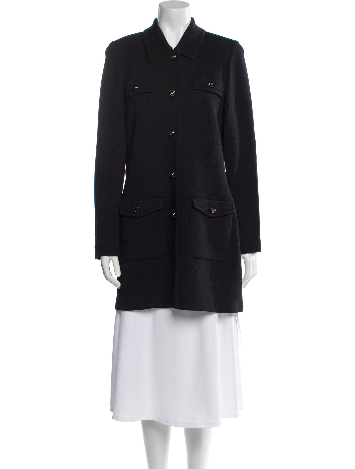 St. John Collection Wool Peacoat