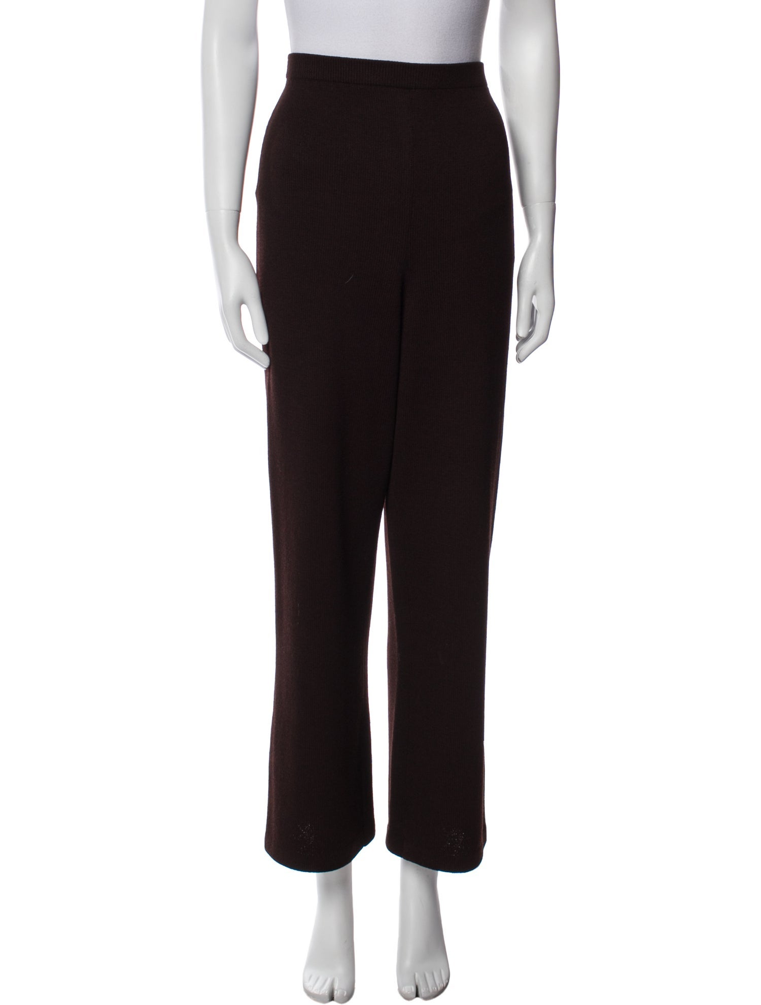 St. John Collection Wool Wide Leg Pants