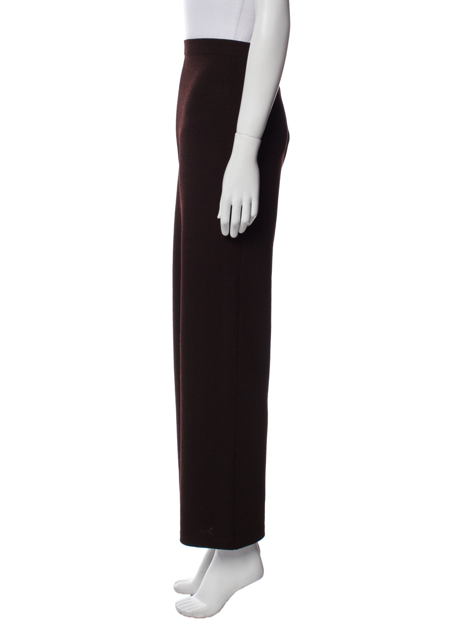 St. John Collection Wool Wide Leg Pants