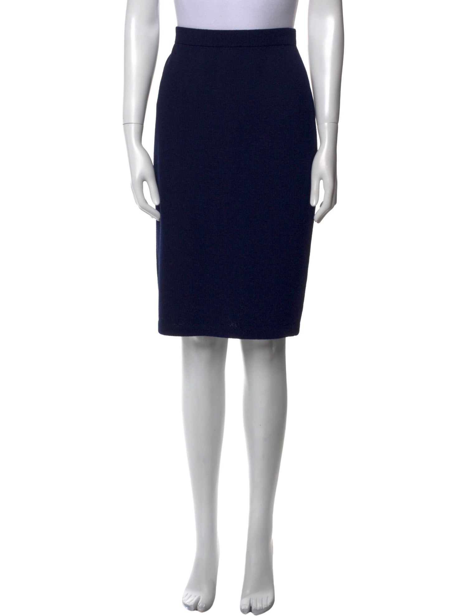 St. John Collection Wool Knee-Length Skirt