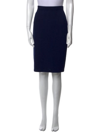 St. John Collection Wool Knee-Length Skirt
