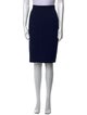 St. John Collection Wool Knee-Length Skirt