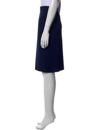 St. John Collection Wool Knee-Length Skirt