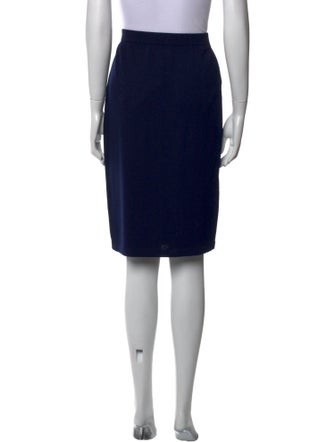 St. John Collection Wool Knee-Length Skirt