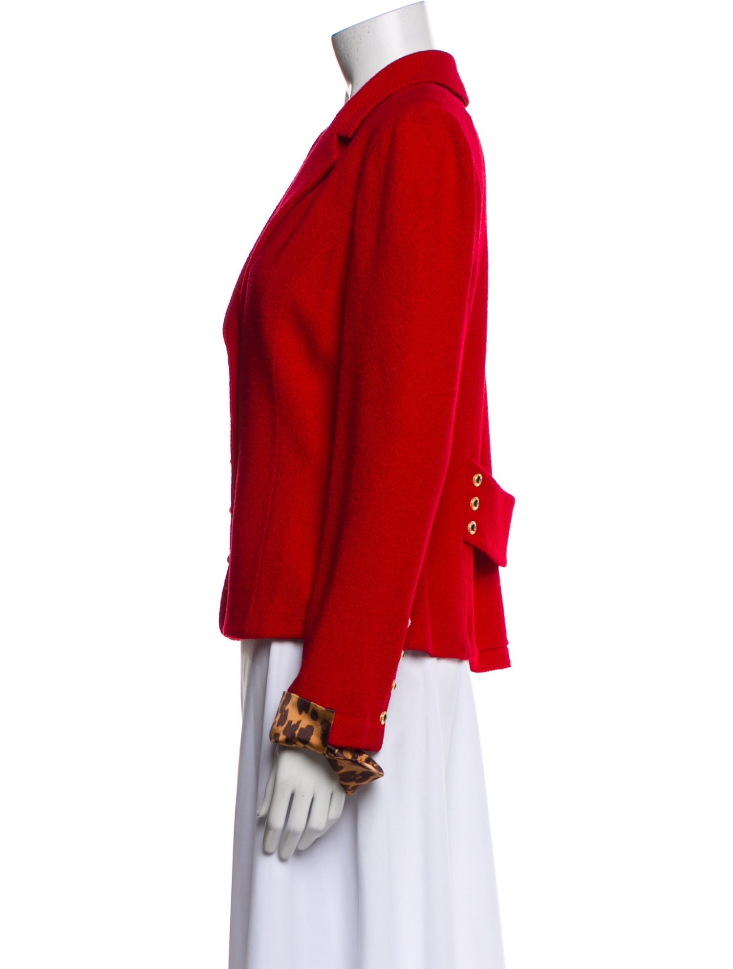 St. John Collection Colorblock Pattern Blazer