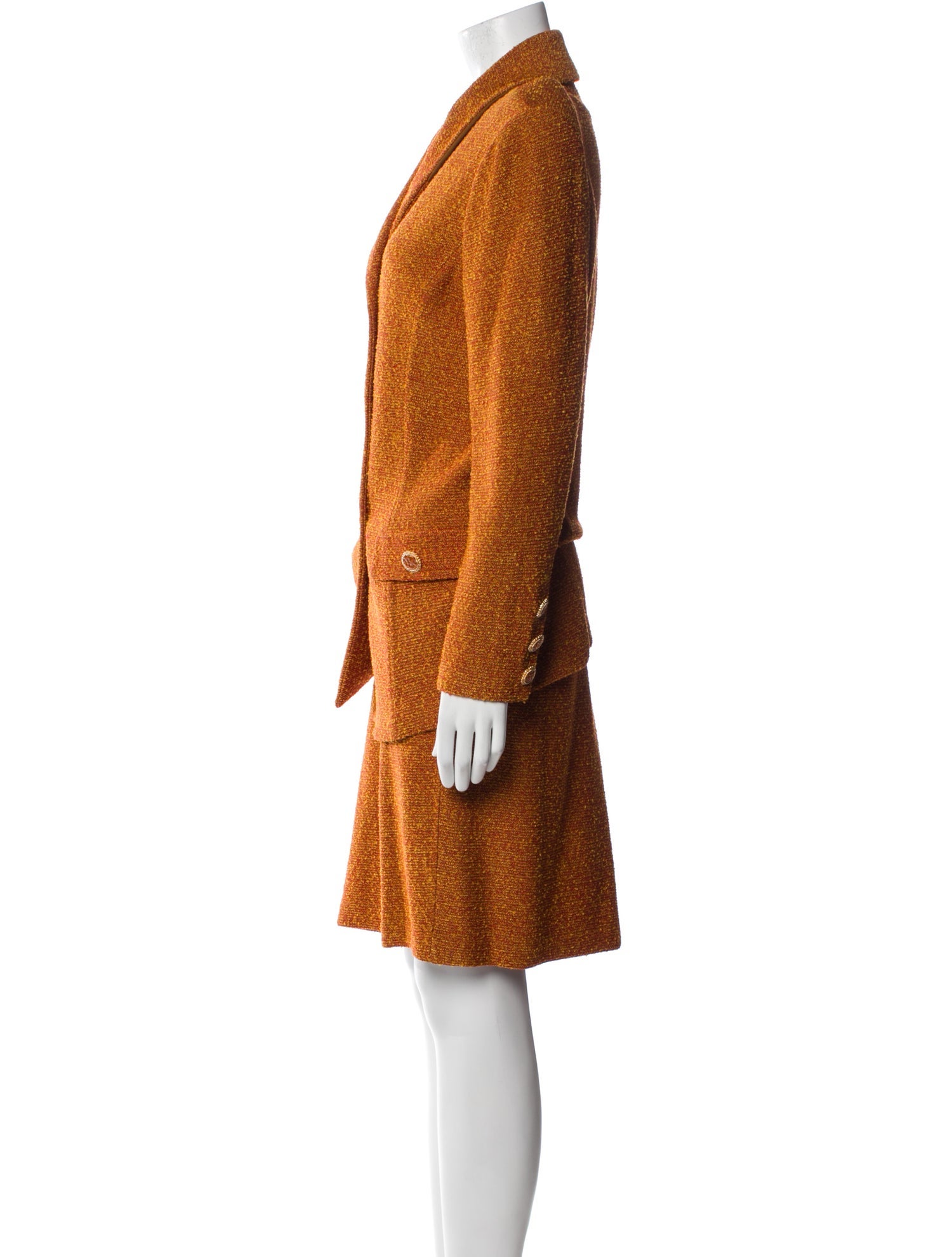 St. John Collection Wool Skirt Set