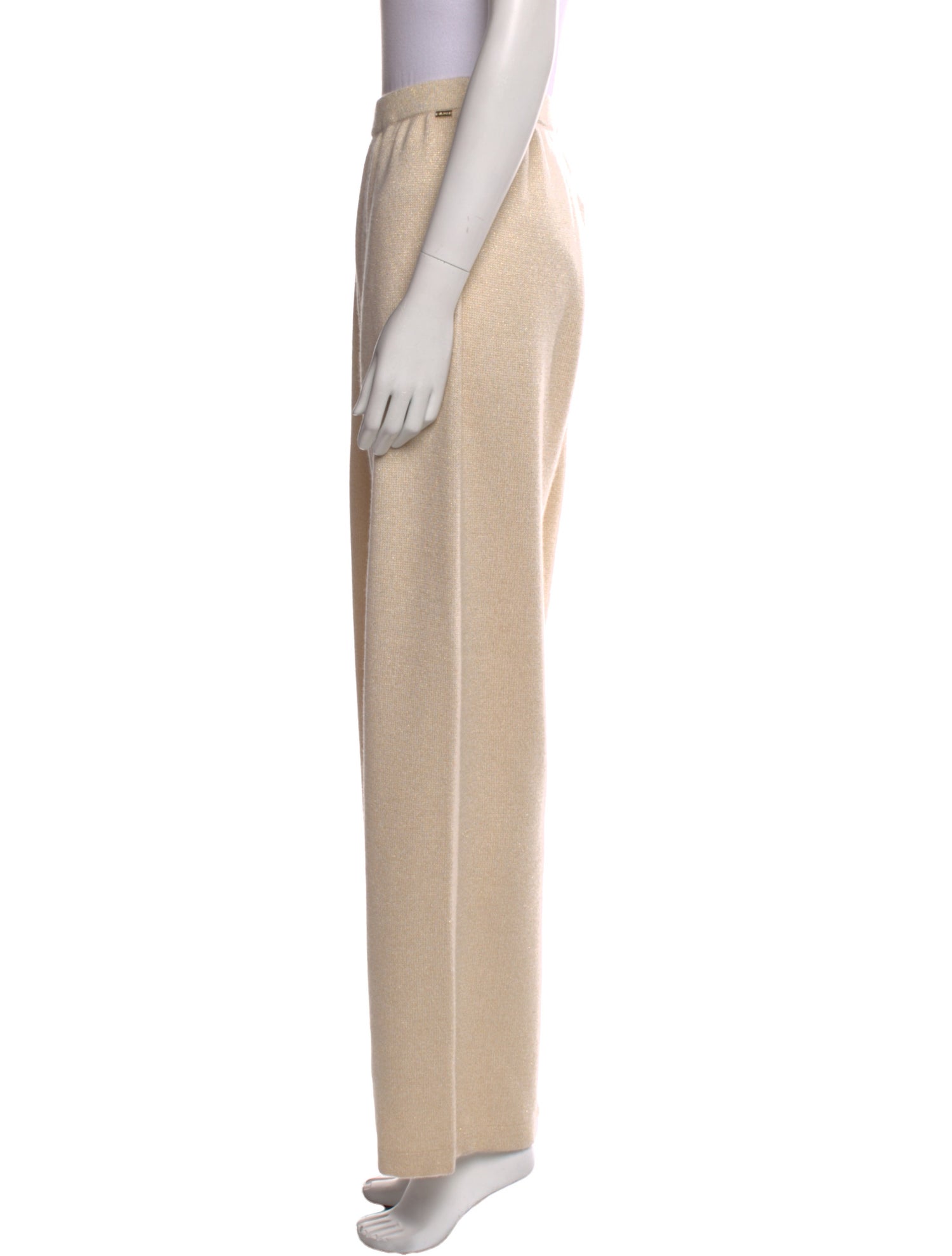 St. John Collection Cashmere Wide Leg Pants