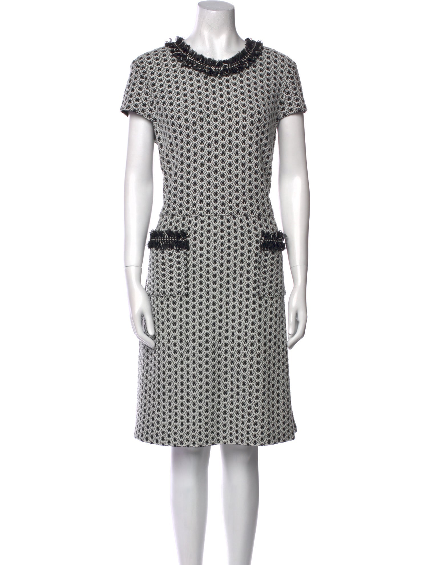 St. John Collection Printed Long Dress