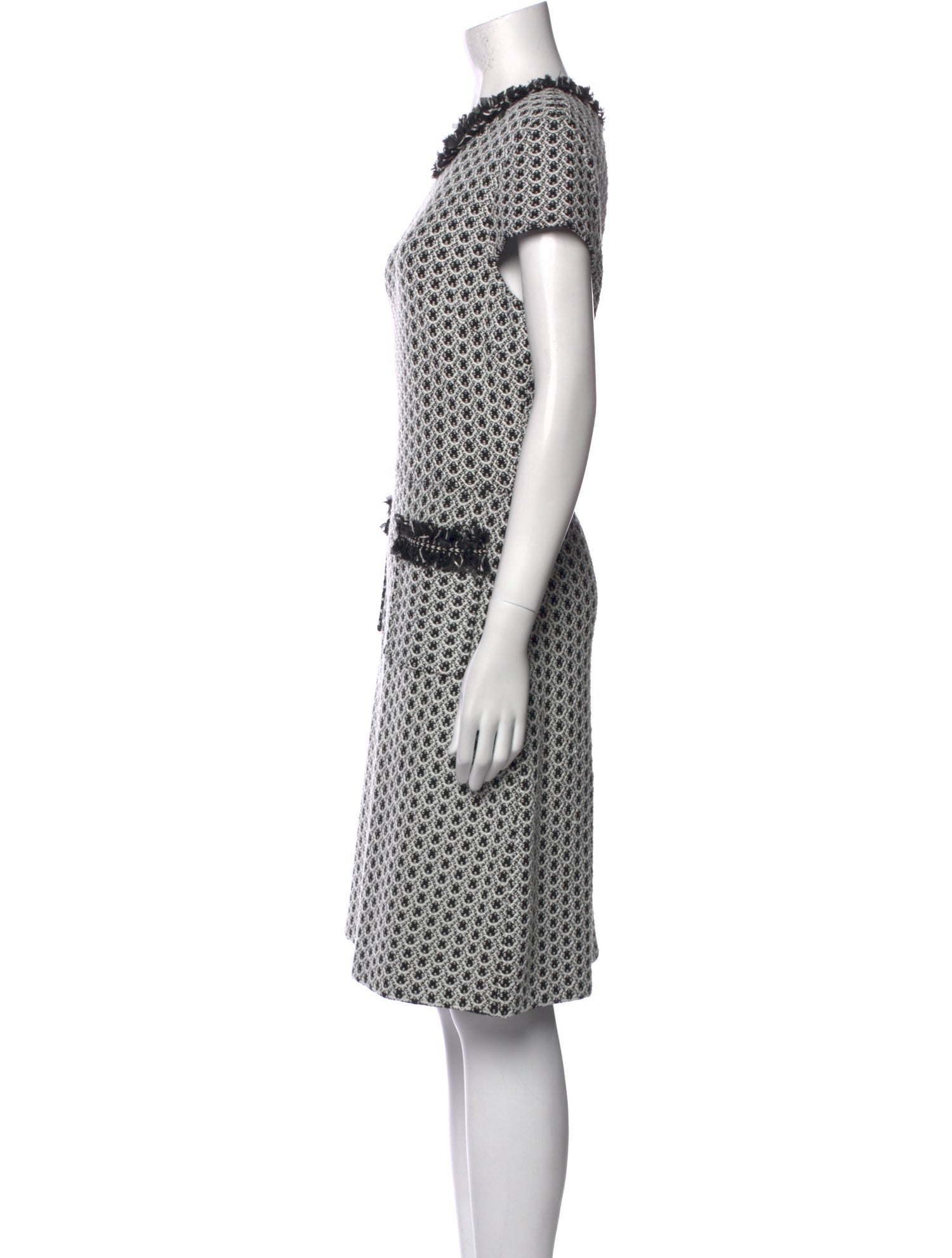 St. John Collection Printed Long Dress