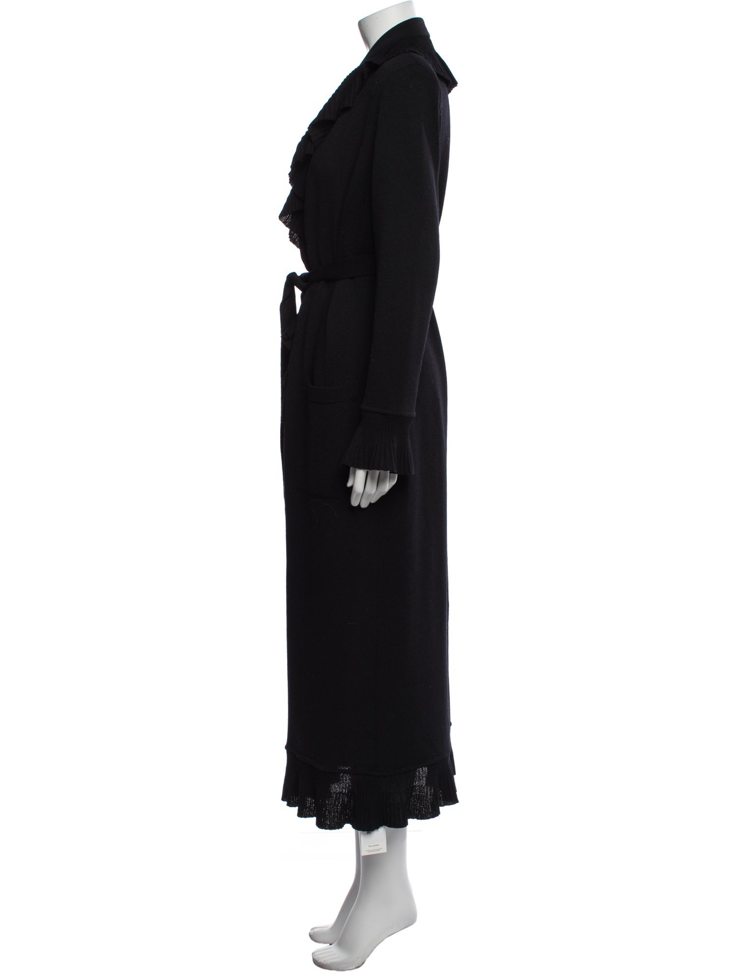 St. John Collection Wool Trench Coat