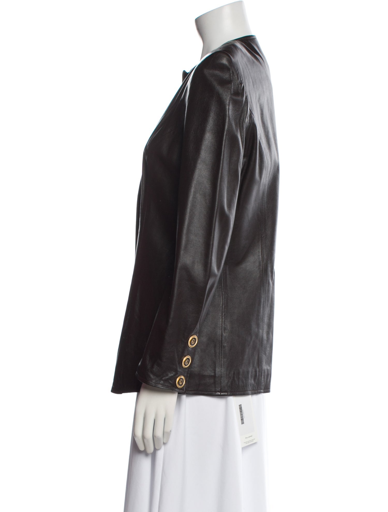 St. John Collection Leather Jacket
