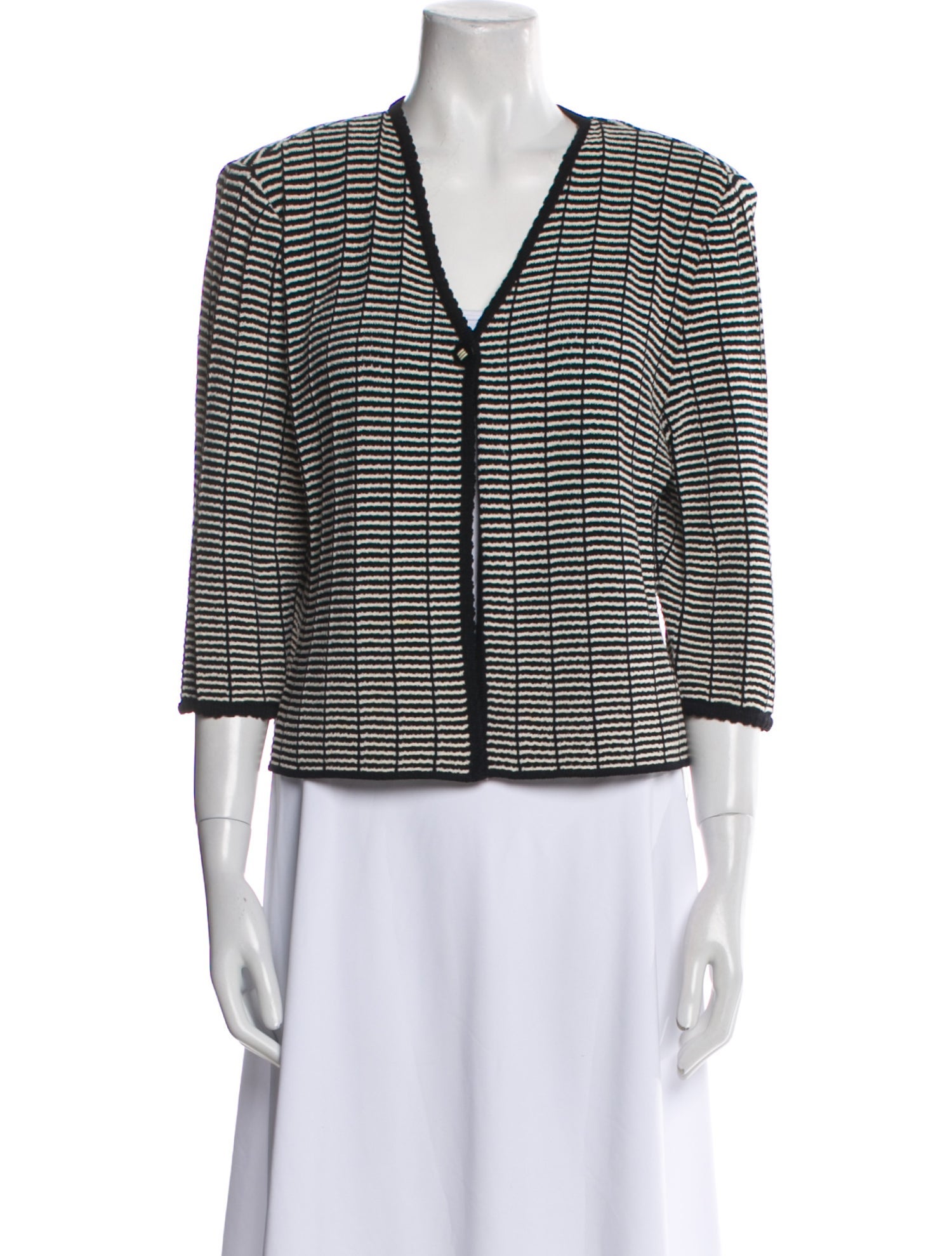 St. John Collection Striped Blazer