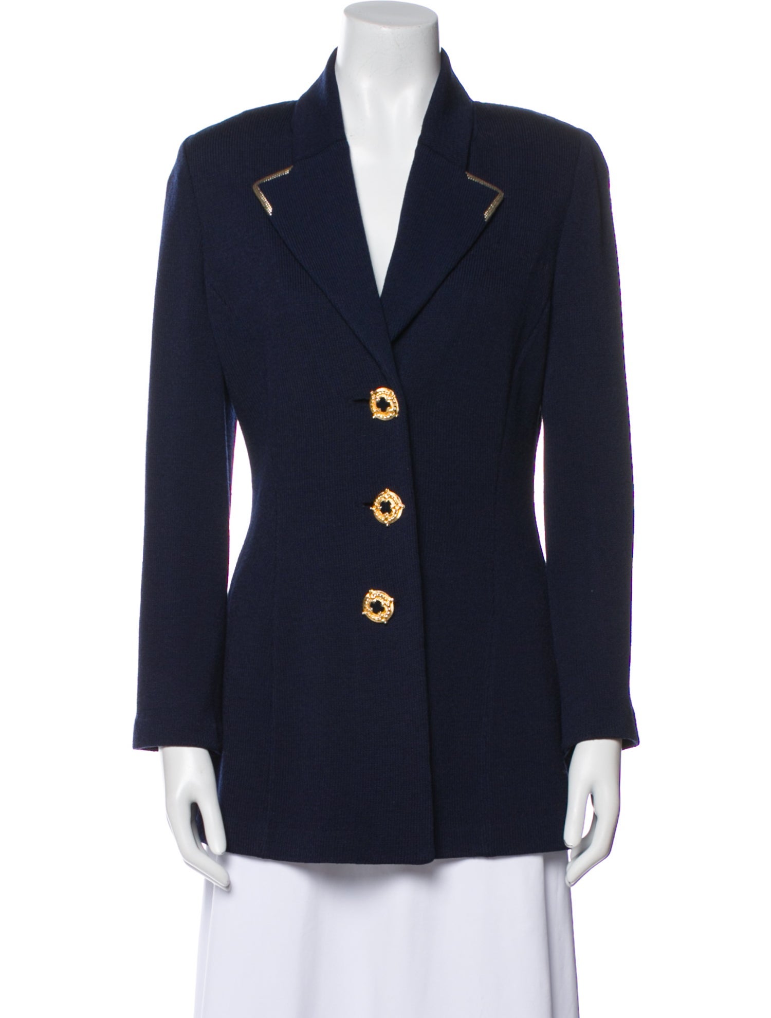 St. John Collection Wool Peacoat
