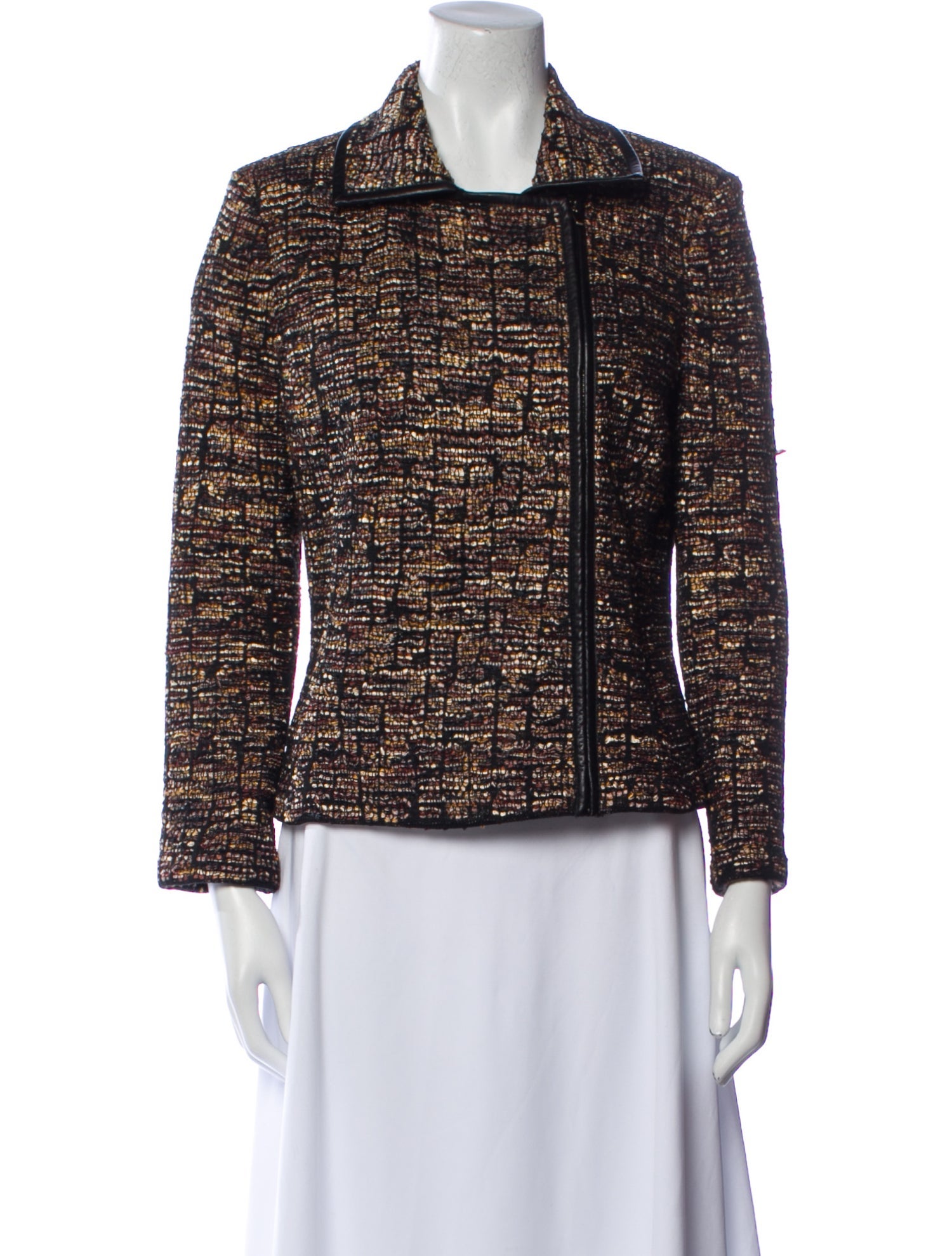 St. John Tweed Pattern Evening Jacket