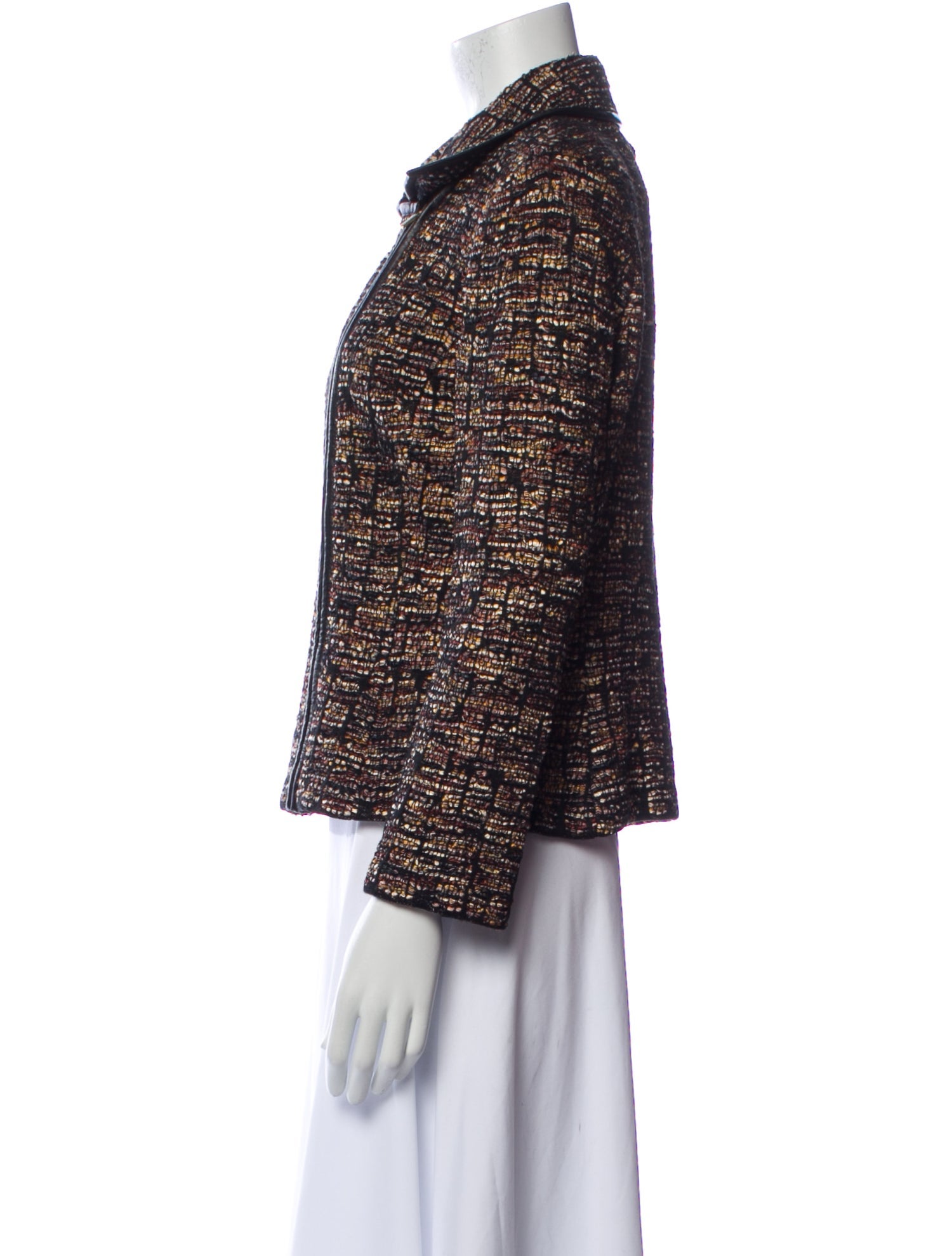 St. John Tweed Pattern Evening Jacket