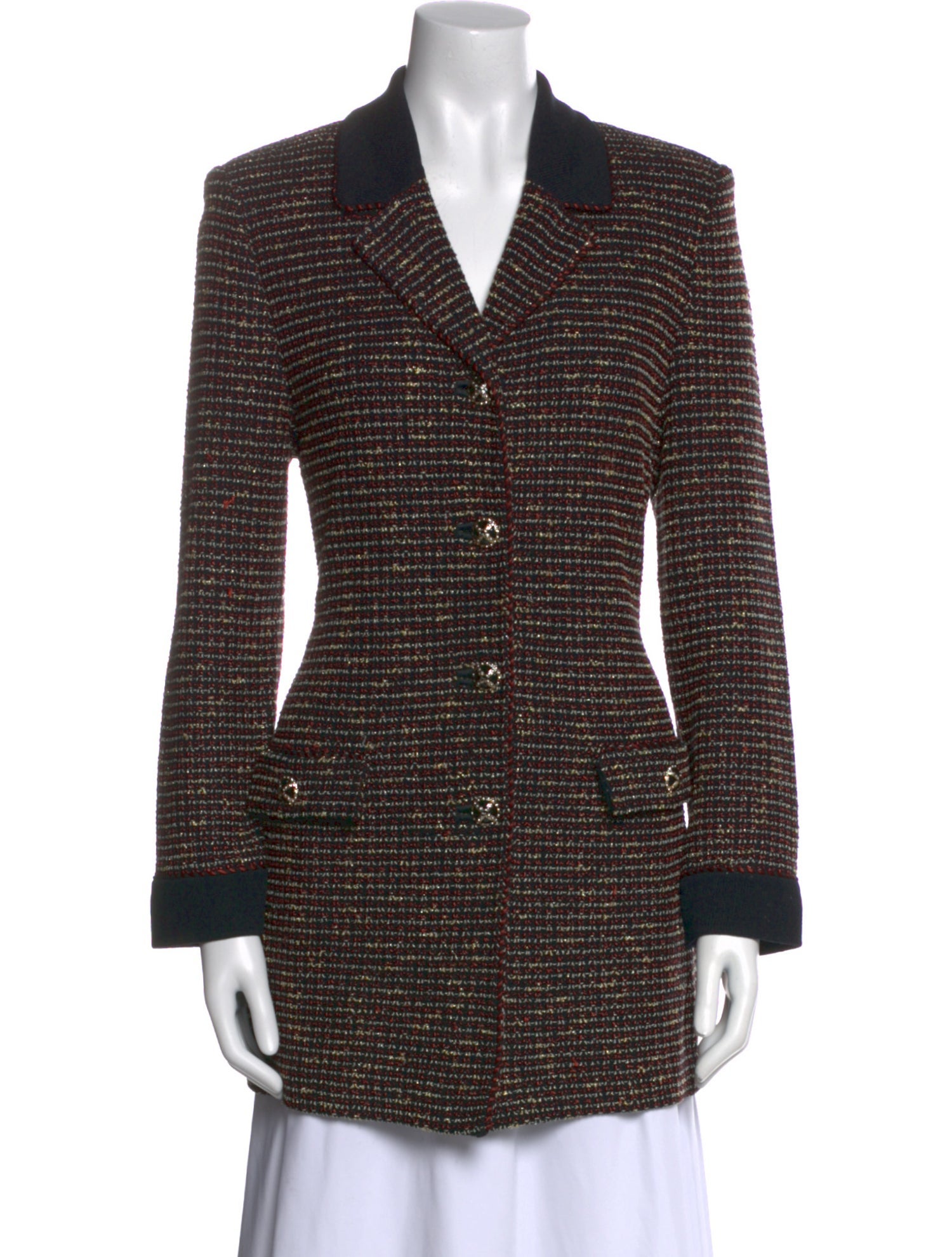 St. John Collection Wool Mini Dress