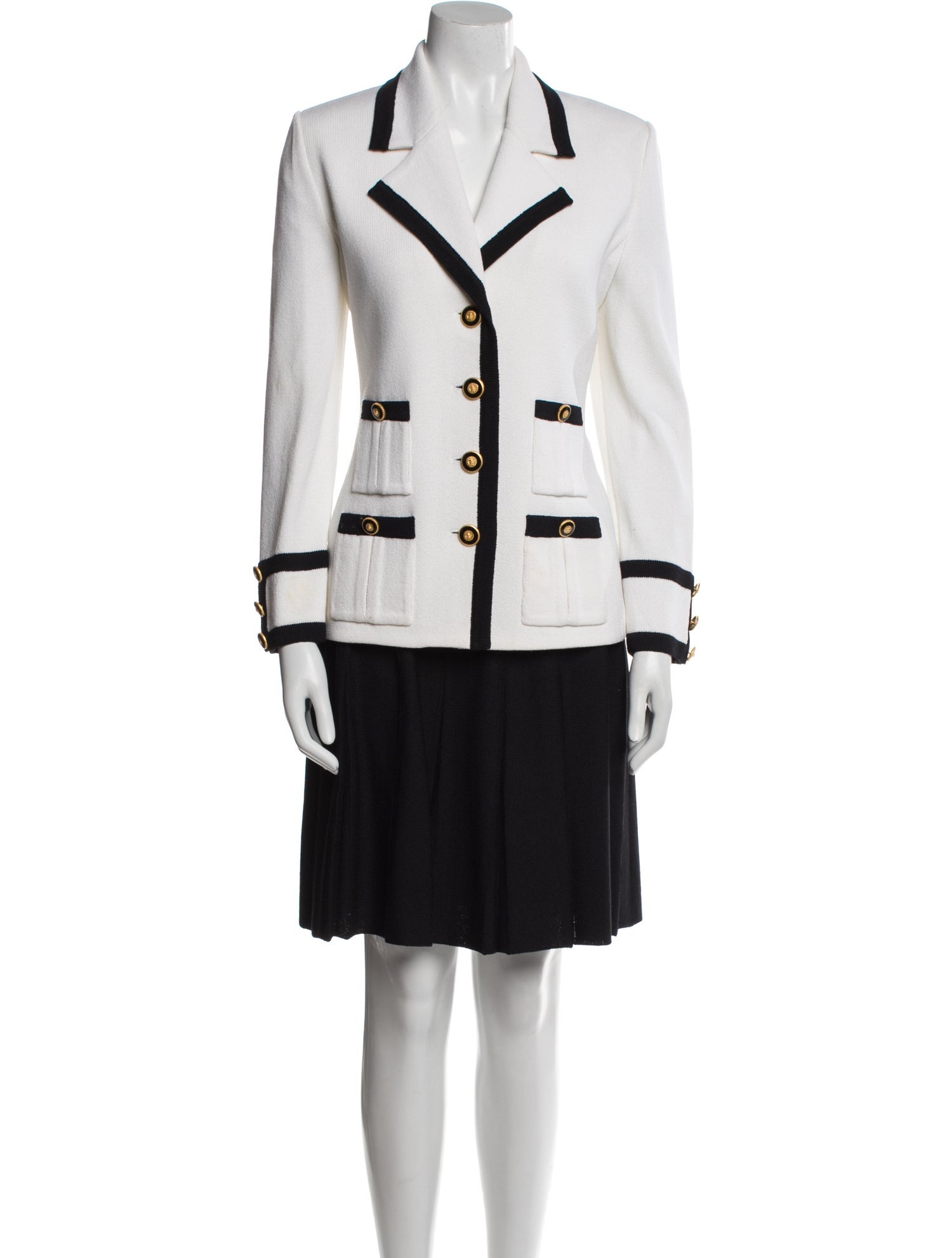 St. John Collection Wool Skirt Suit w/ Tags