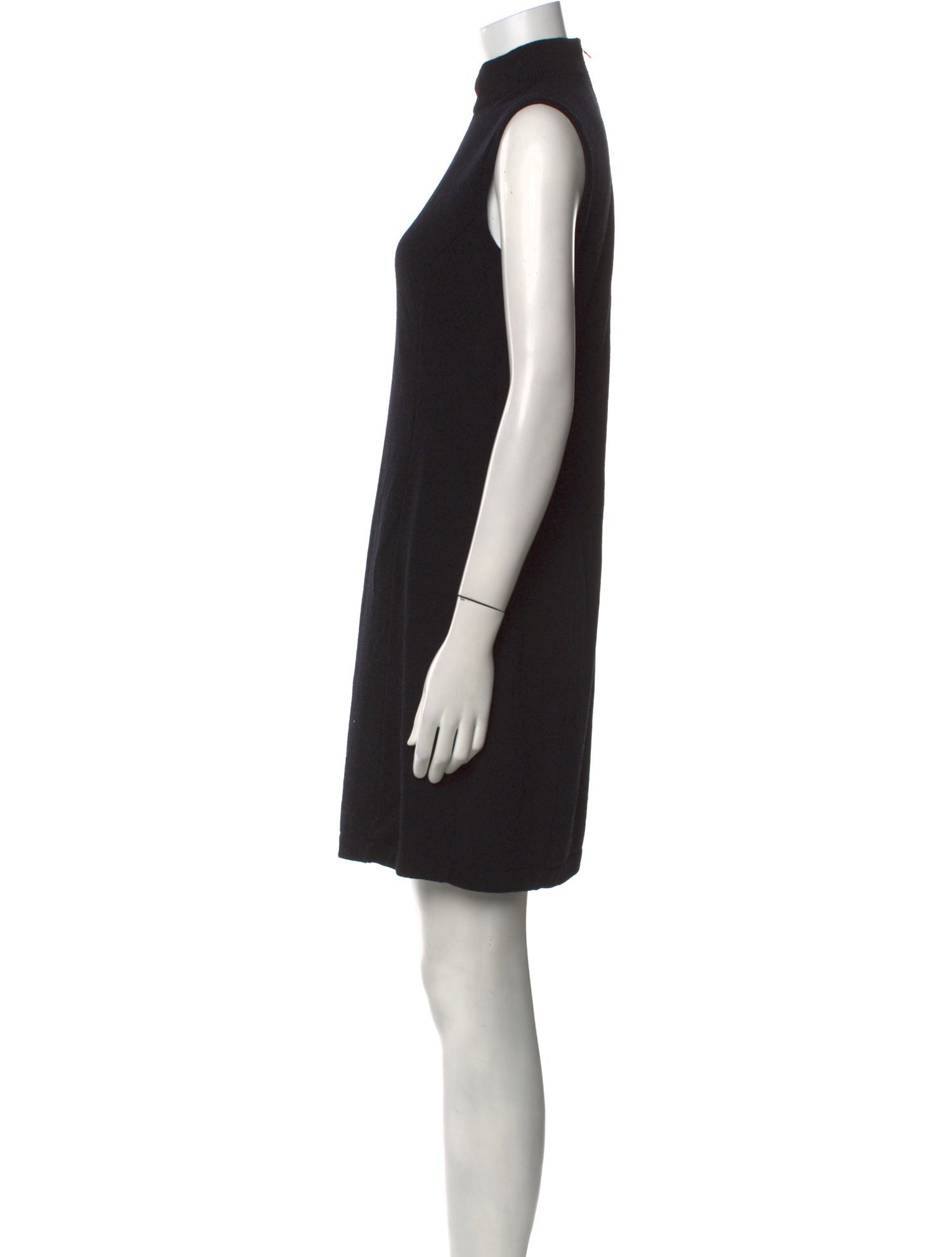 St. John Collection Turtleneck Mini Dress