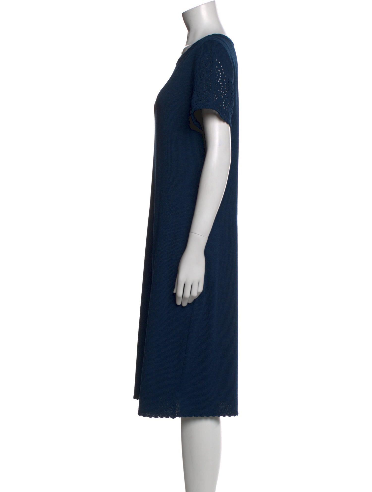 St. John Collection Wool Midi Length Dress