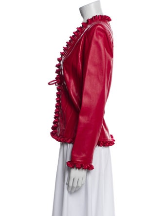 St. John Collection Leather Jacket