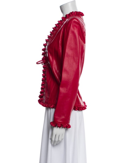 St. John Collection Leather Jacket