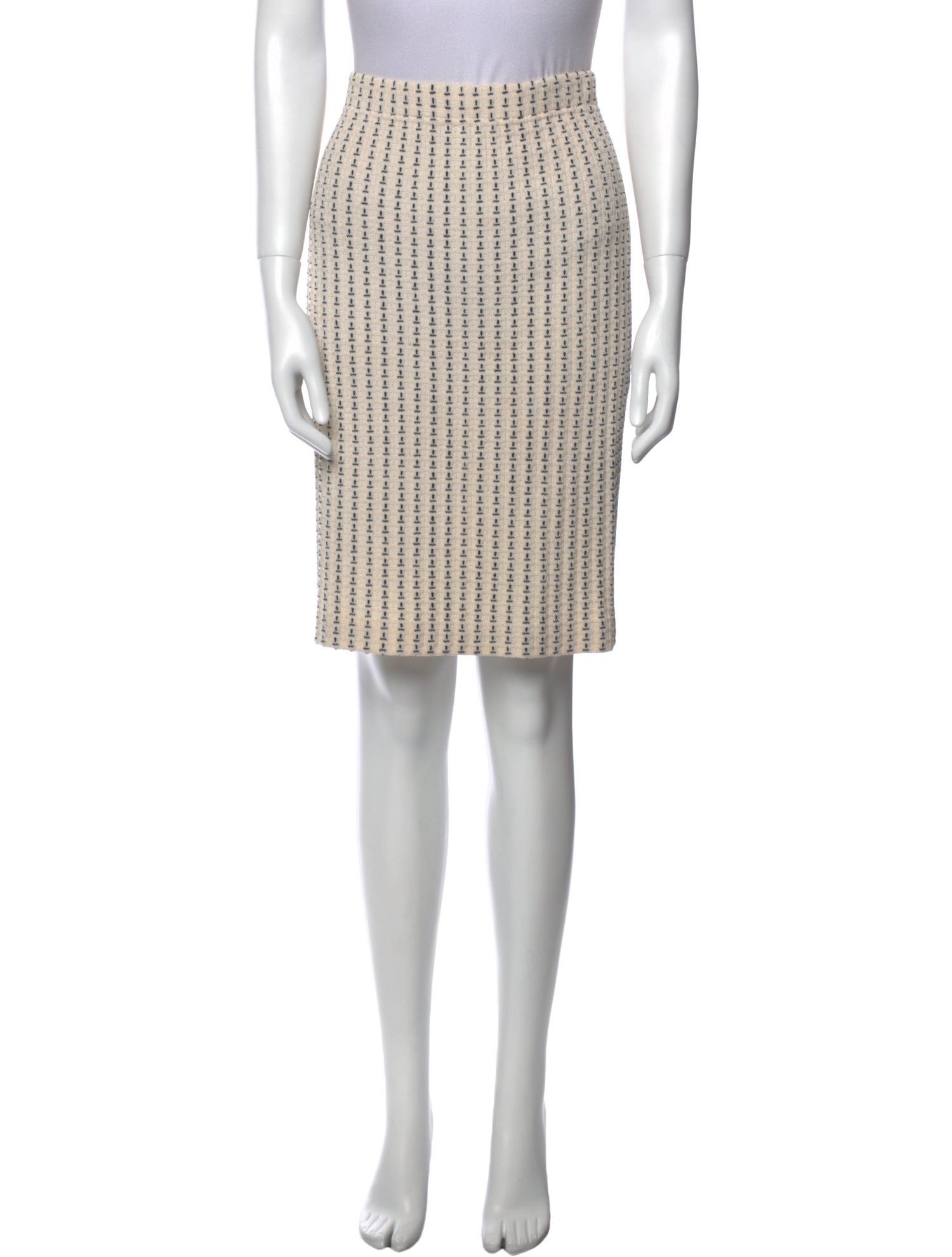 St. John Collection Printed Knee-Length Skirt