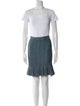 St. John Collection Striped Skirt Set