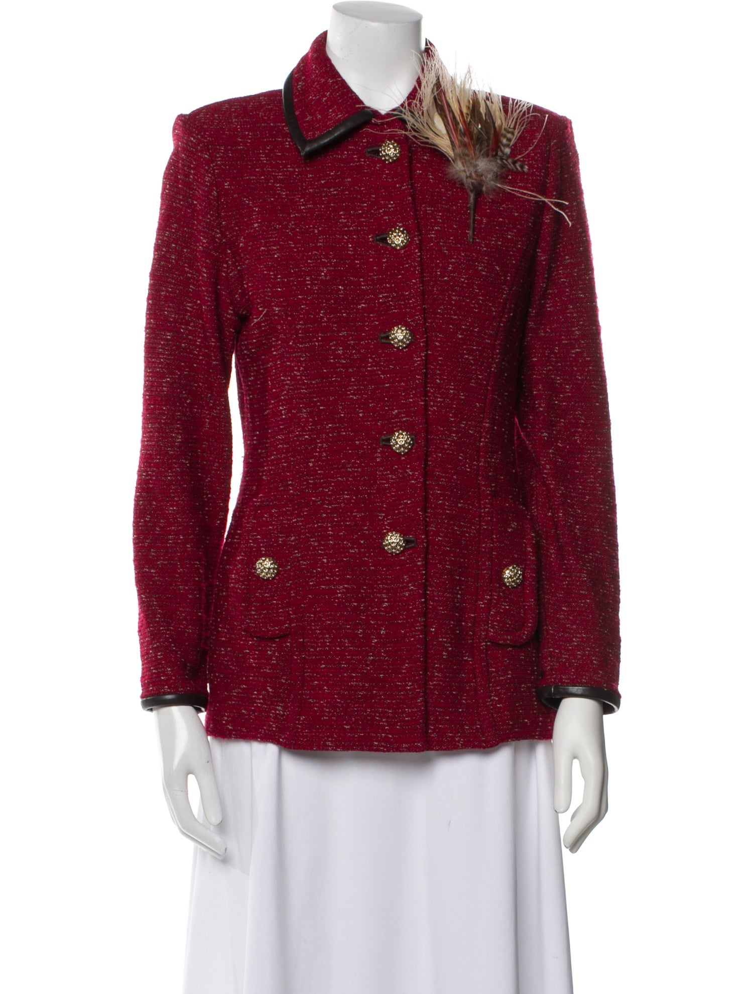 St. John Collection Printed Evening Jacket