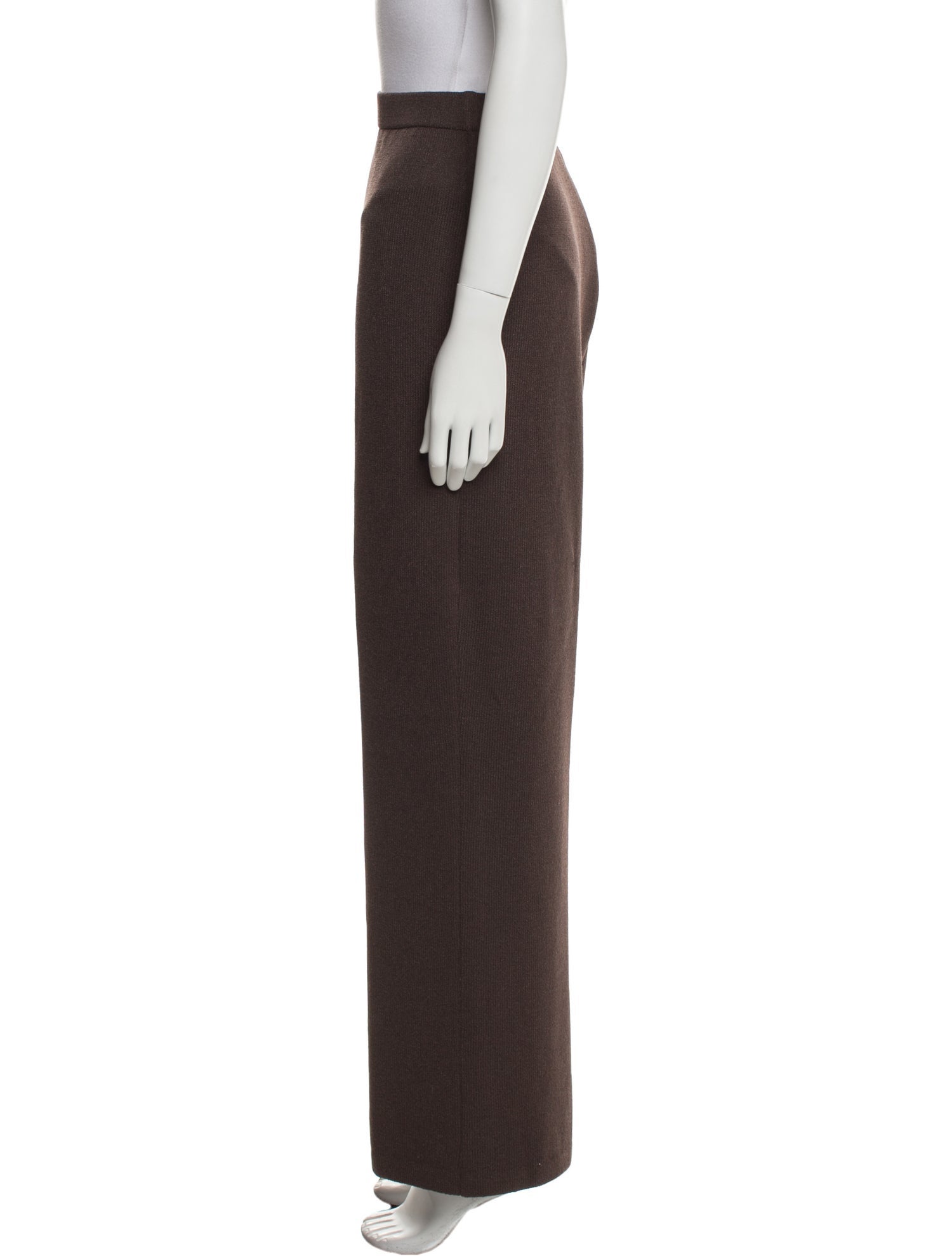 St. John Collection Wool Wide Leg Pants