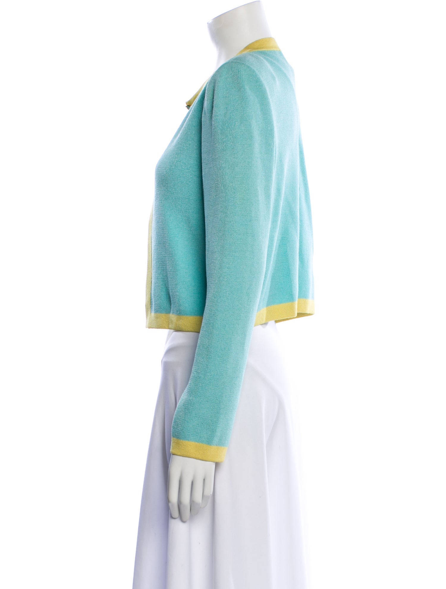 St. John Collection Colorblock Pattern Evening Jacket