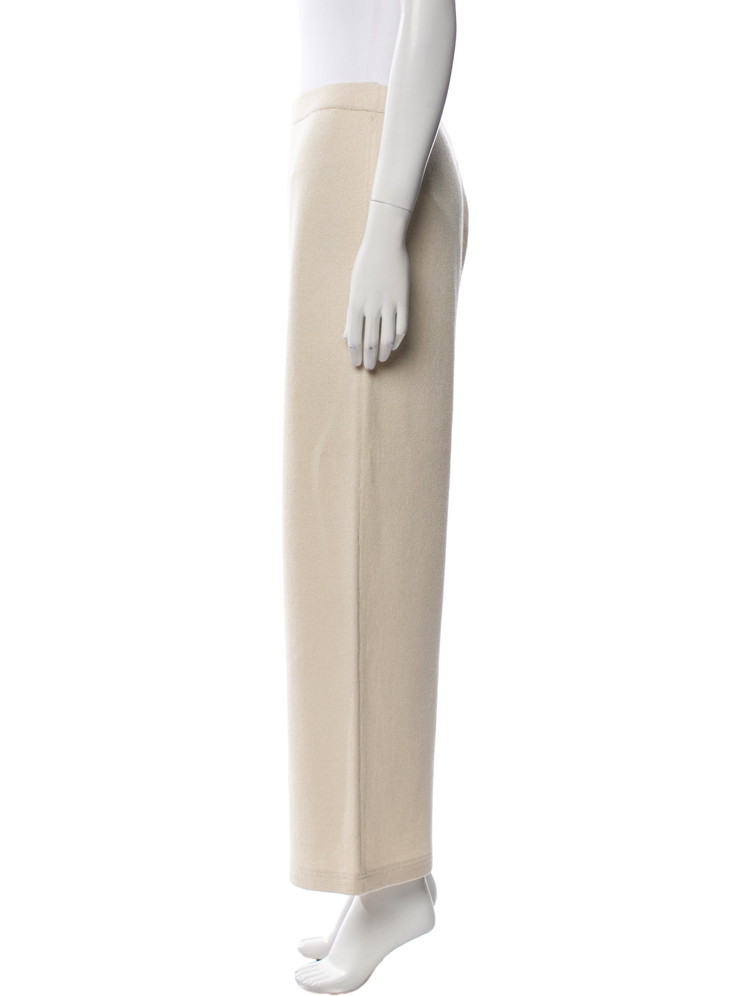 St. John Collection Wool Wide Leg Pants