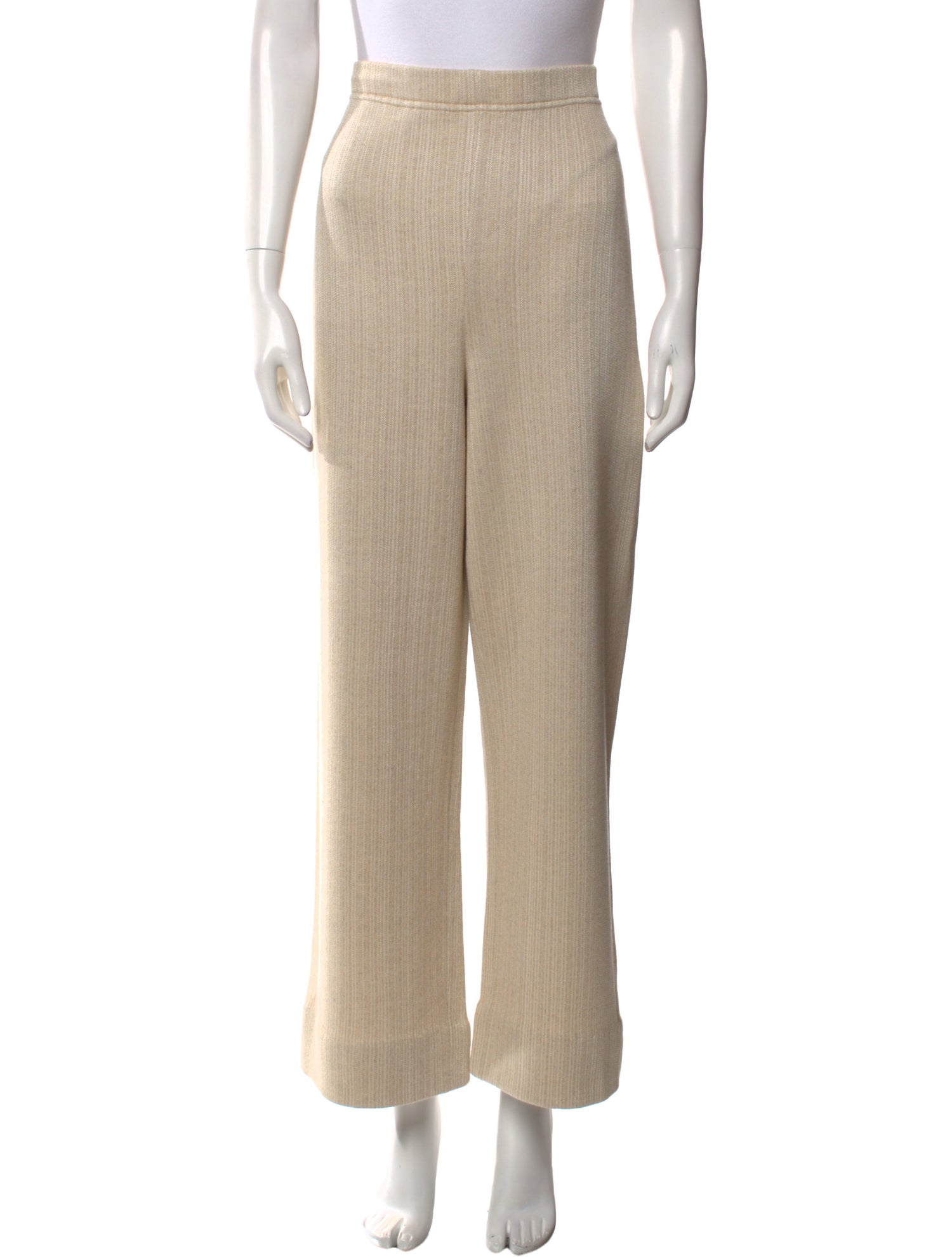 St. John Collection Wool Wide Leg Pants