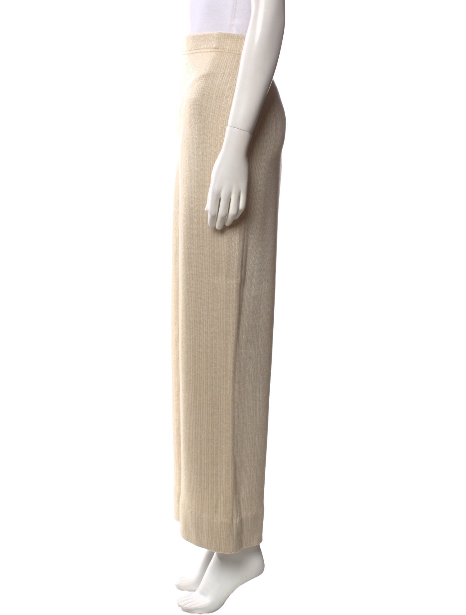 St. John Collection Wool Wide Leg Pants