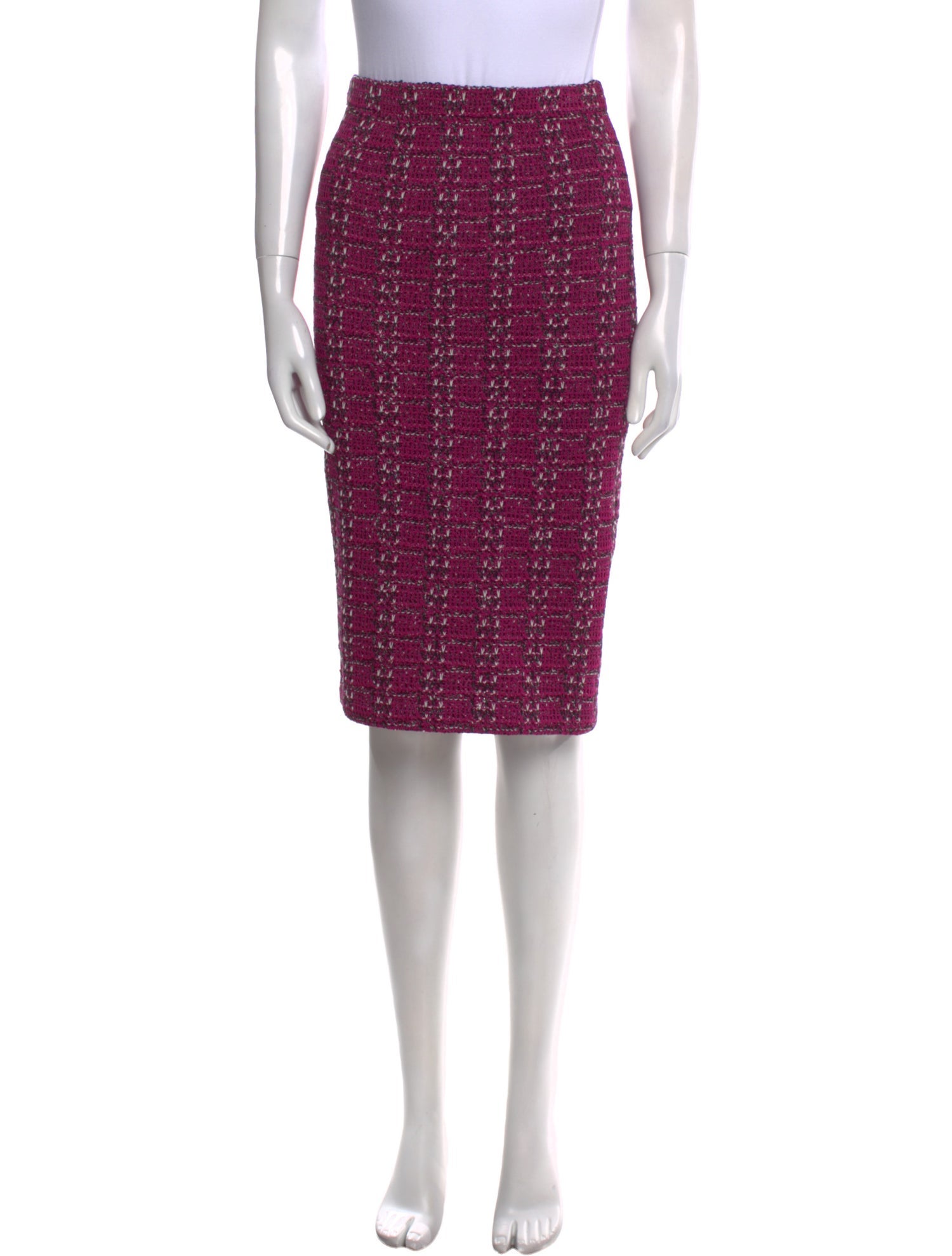 St. John Collection Wool Knee-Length Skirt