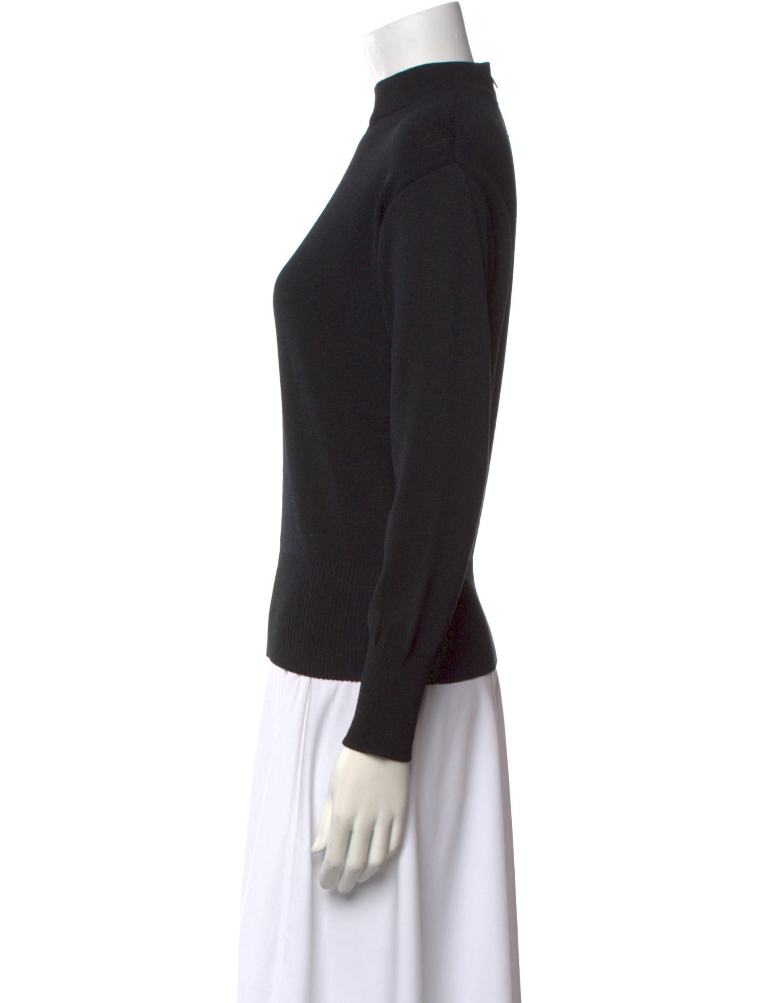 St. John Collection Mock Neck Sweater