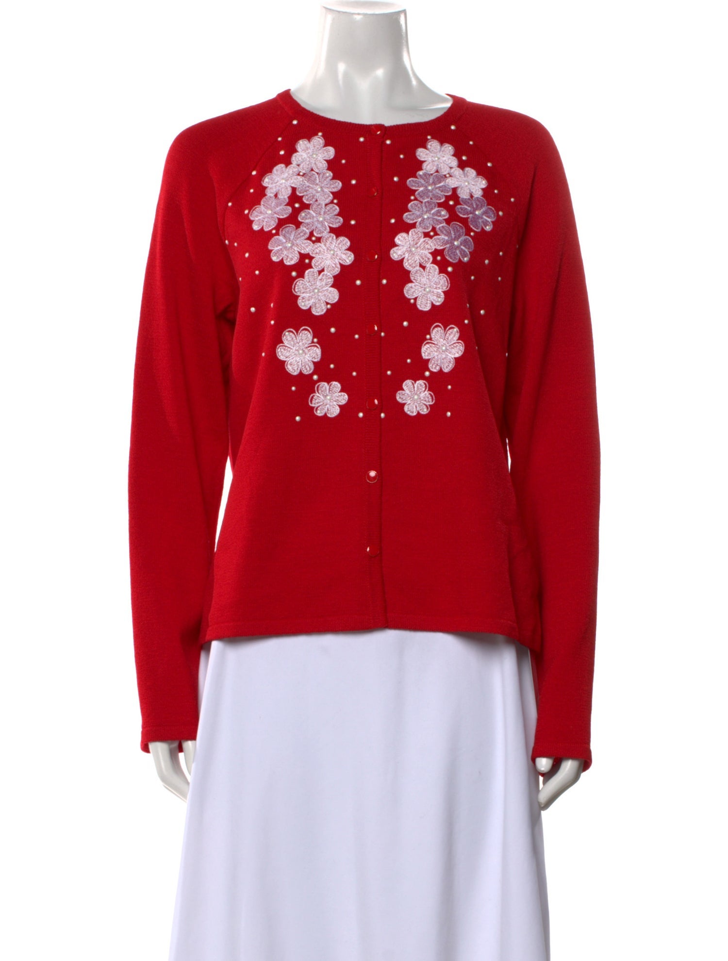 St. John Collection Wool Crew Neck Sweater