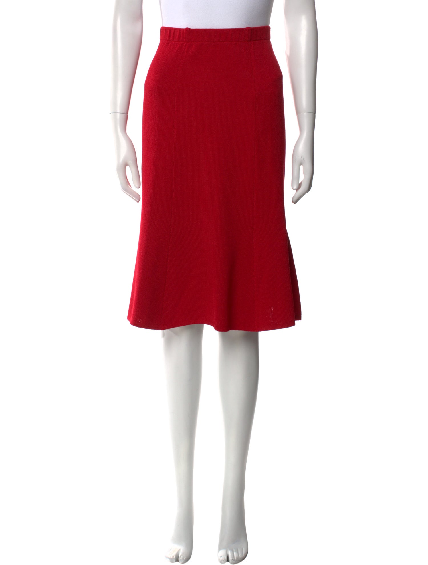 St. John Collection Wool Knee-Length Skirt